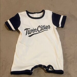 Genuine Merchandise White and Black Kids Bodysuit